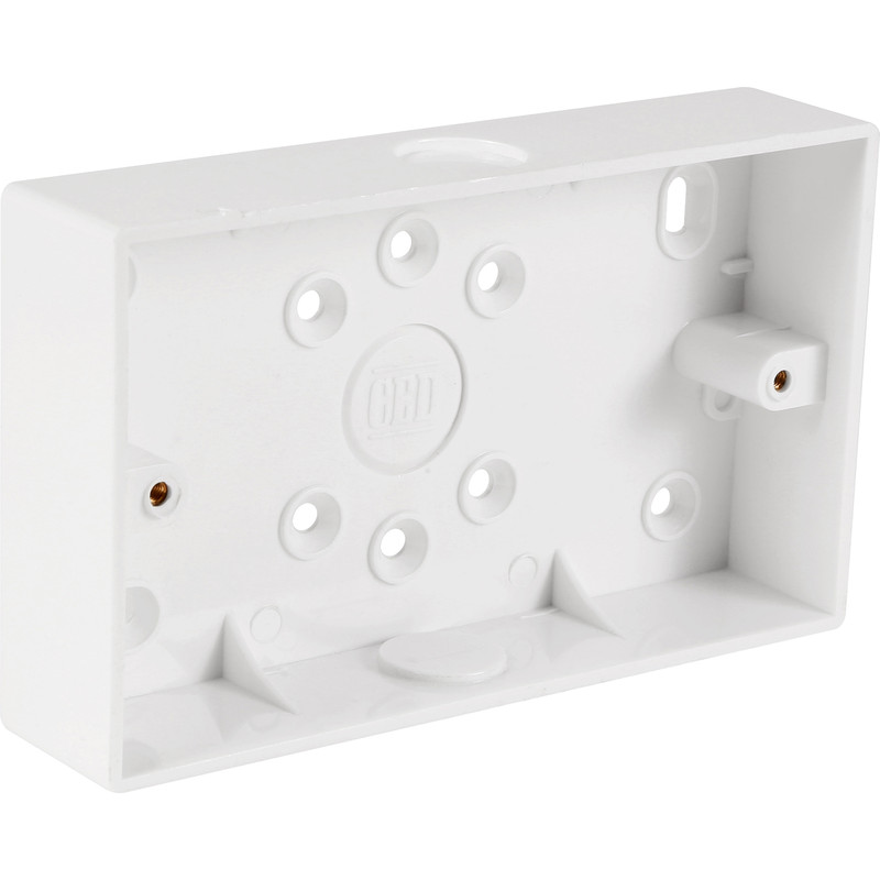 PVC Conduit Pattress 2 Gang 32mm