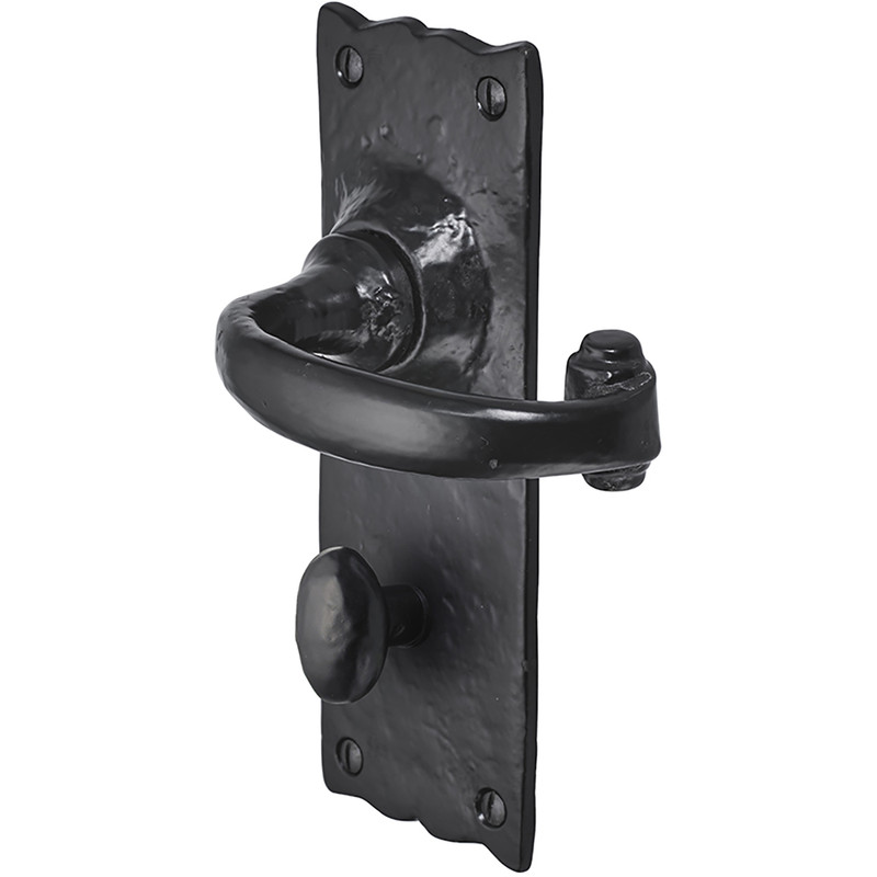 Old Hill Ironworks Burford Suite Door Handles 158mm x 55mm Bathroom