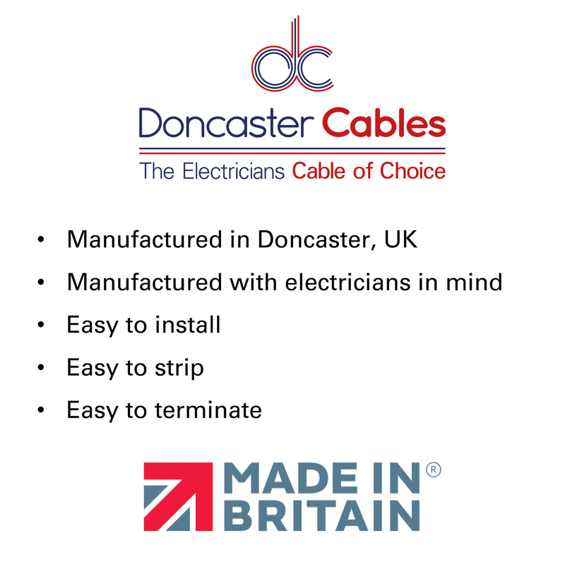 Doncaster Cables SWA Armoured Cable 4 Core 4mm2 Drum