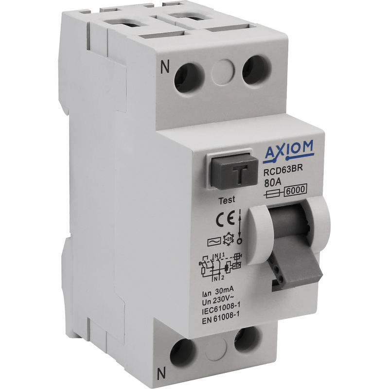 Axiom Incomer Devices RCD 30mA - 80A
