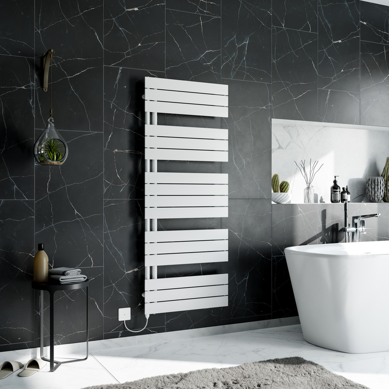 Ximax Oxford Open Electric Panel Towel Radiator 1495 x 600mm 3072Btu White