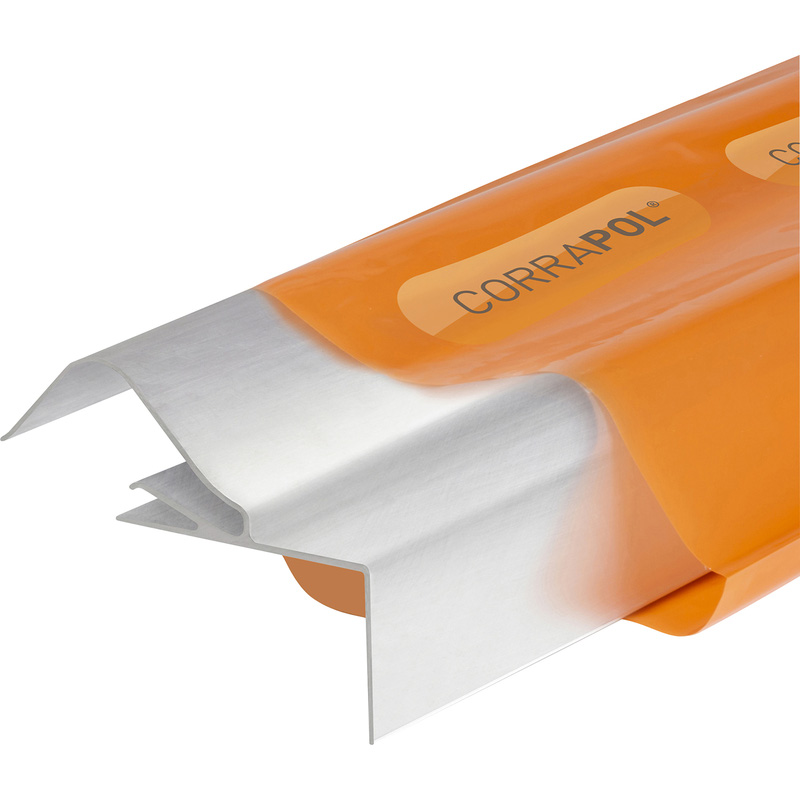 Corrapol Rigid Rock n Lock Side Flashing Mill 2m