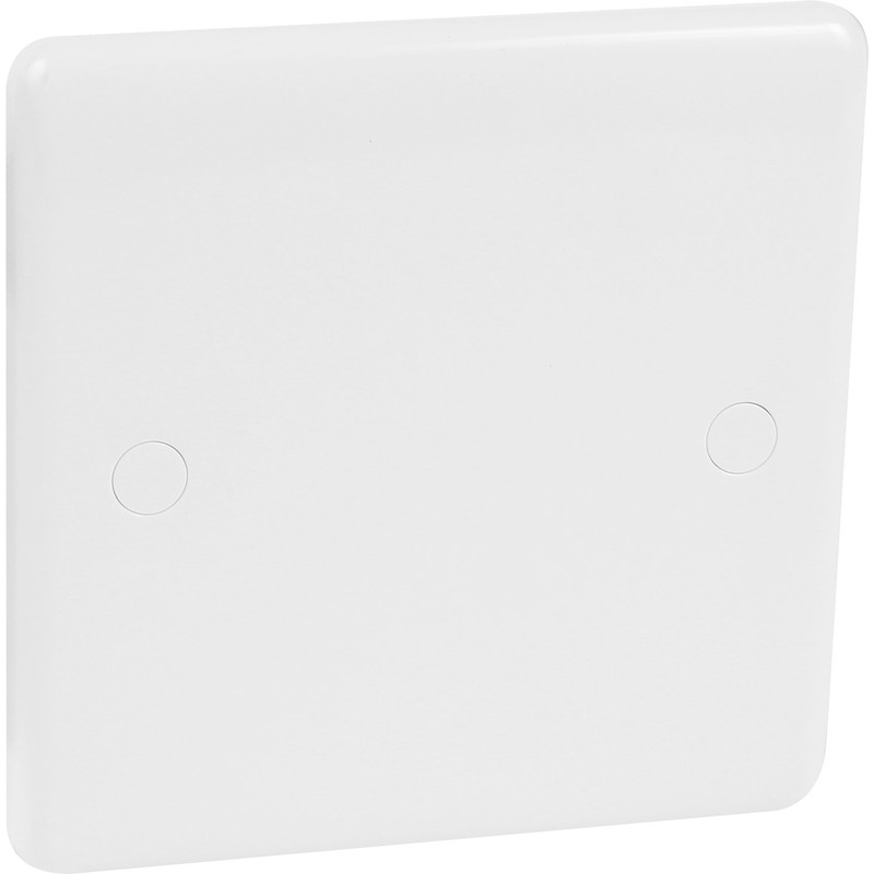 Wessex White Blanking Plate 1 Gang