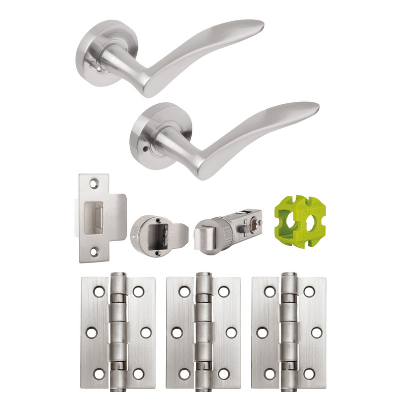 Jigtech Vecta Door Pack Satin Privacy