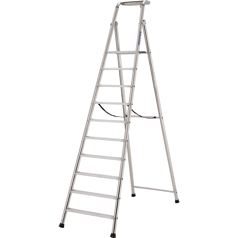 TB Davies Pro Probat Platform Step Ladder 10 Tread SWH 4.0m