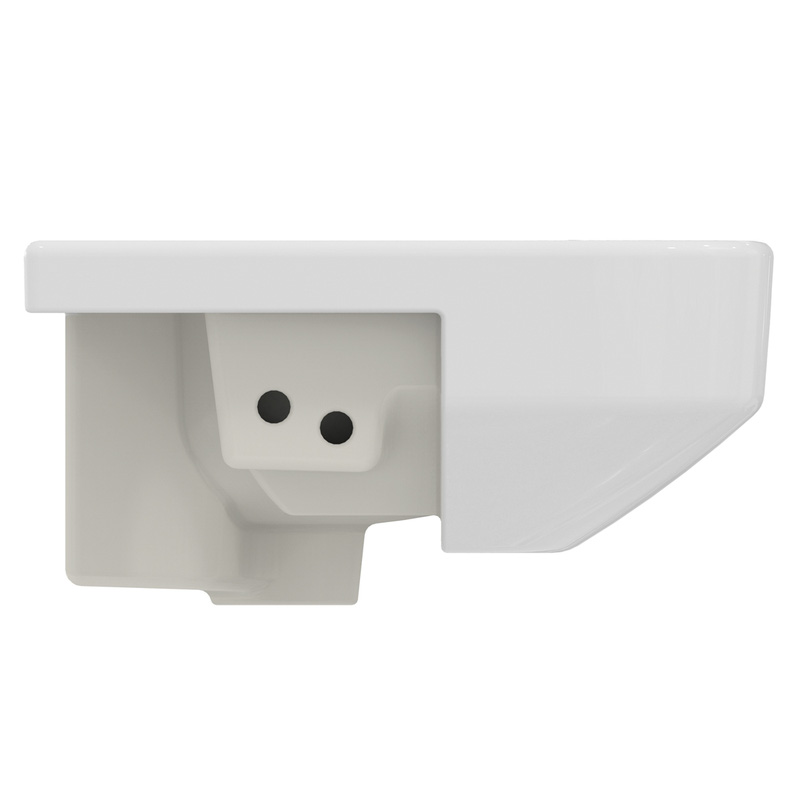 Ideal Standard i.life Semi-Recessed Basin 50cm 1 Tap Hole