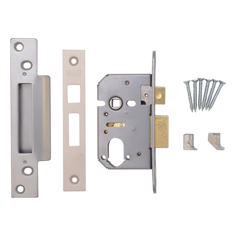 ERA Pro-Fit Euro Profile Sashlock 64mm Satin Chrome