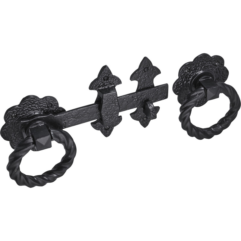 Old Hill Ironworks Gate Latch 210mm 8" Fleur De Lys