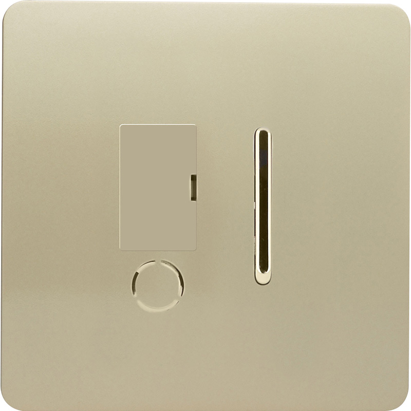 Trendiswitch Gold 13 Amp Switched Fused Spur 1 Gang