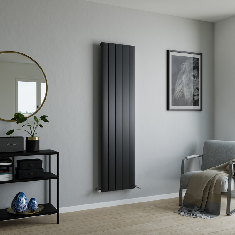 Ximax Lewes Aluminium Designer Radiator 1800 x 470mm 3580Btu Anthracite
