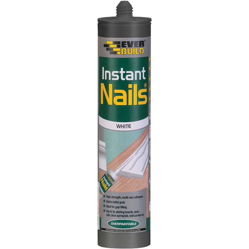 Instant Nails Solvent Free Grab Adhesive 290ml White