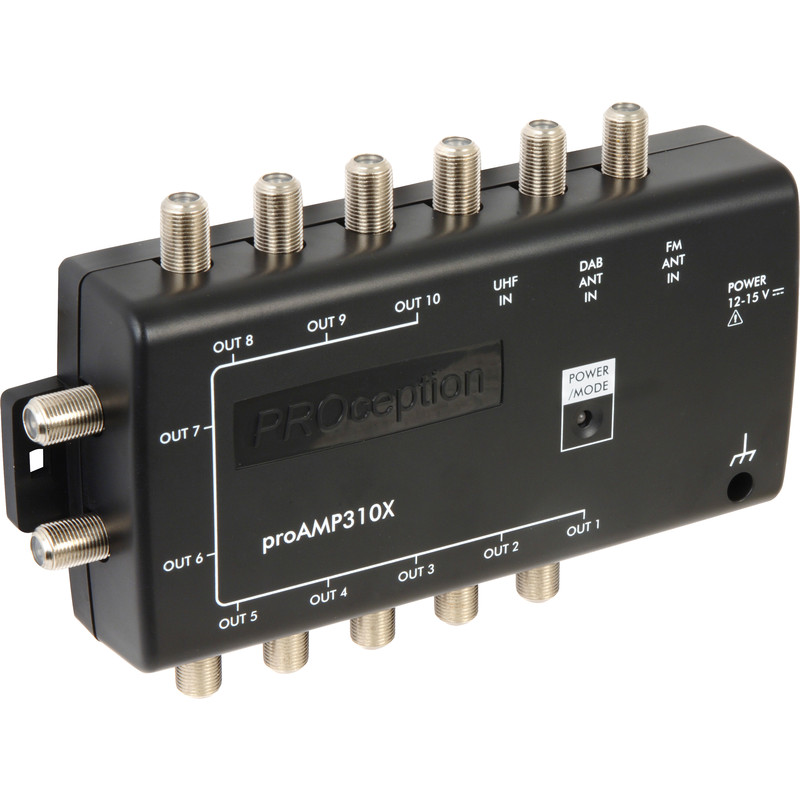 PROception Dual Mode Sky/Freeview Amplifier & Flexible Power 10 Way Internal Amp