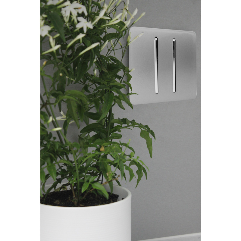 Trendiswitch Light Grey 2 Gang 2 Way 10 Amp Switch 2 Gang 2 Way