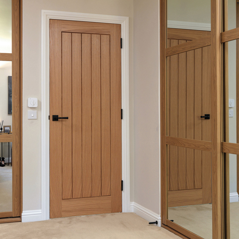 Thames Original Oak Internal Door Unfinished FD30 44 x 1981 x 838mm