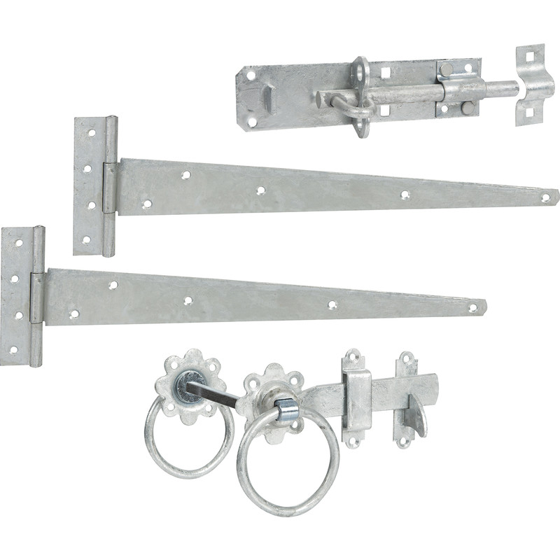 GateMate Side Gate Kit 450mm Bright Zinc