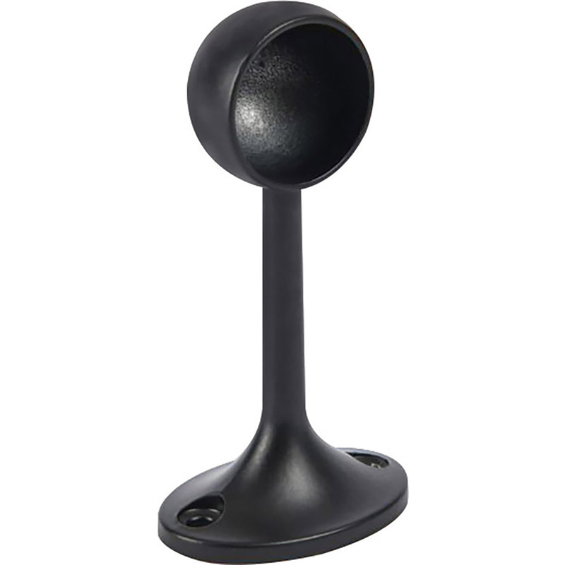 Rothley Black Powder Coated Tube End Bracket