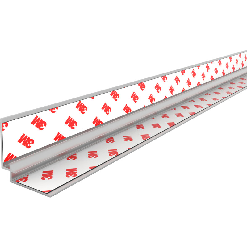 AluSplash 545mm Corner Profile Internal Aluminium