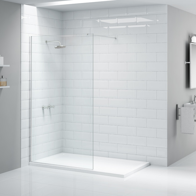 Merlyn NIX Wet Room Shower Screen 800mm