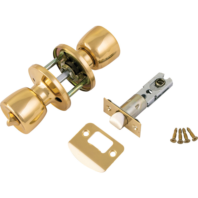 ERA Privacy Door Knob Set Brass