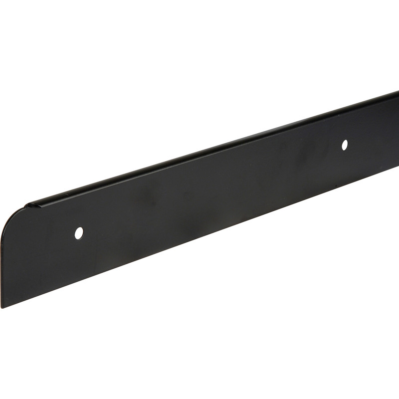 Black Worktop Strip End Cap 40mm