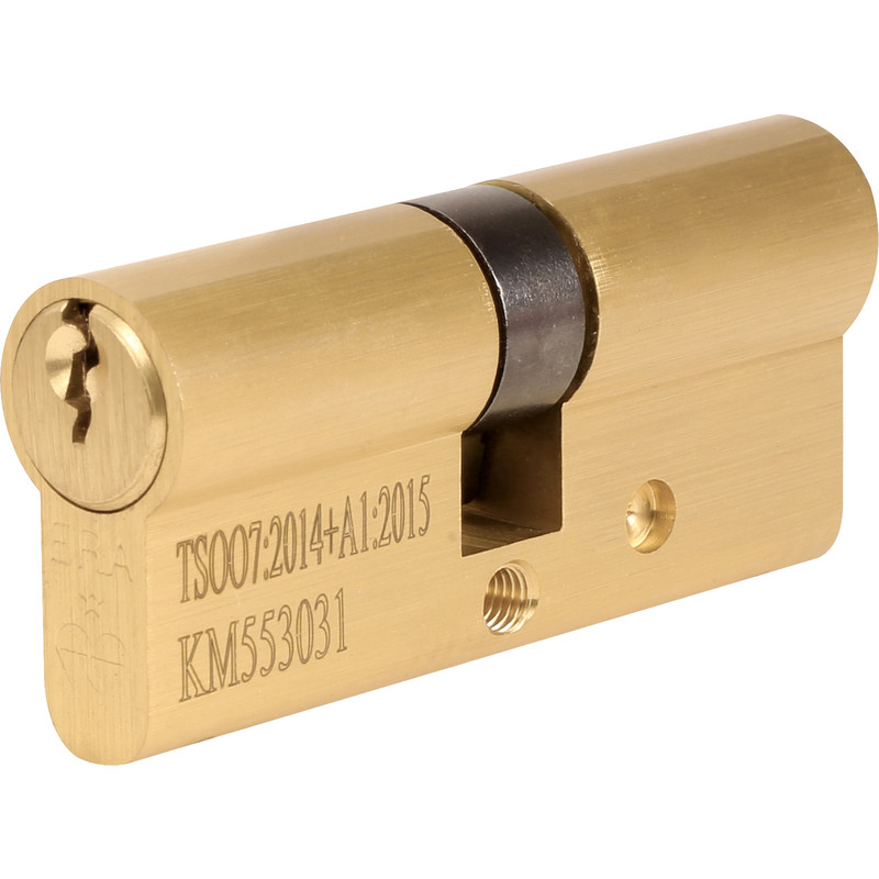 ERA 1 Star 6 Pin Double Euro Cylinder 35-35mm Brass