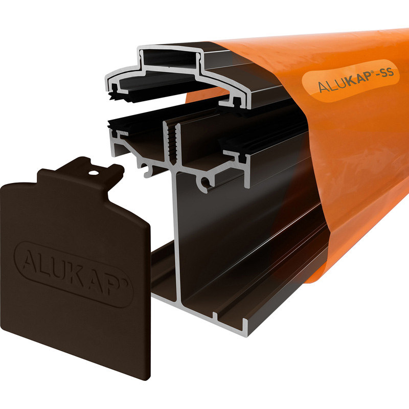 Alukap-SS Self Support Bar Brown 4800mm
