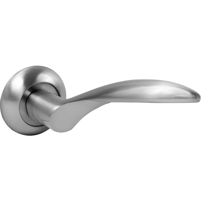 Florentina Lever On Rose Door Handles Brushed