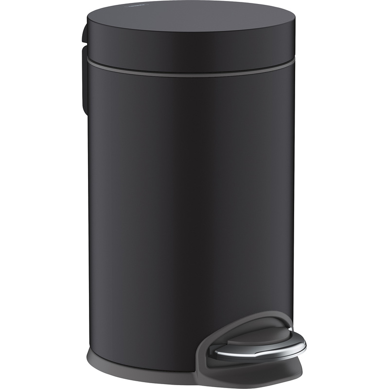 Hansgrohe AddStoris Pedal Bin Matt Black