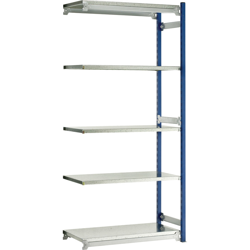 Barton 5 Tier Boltless Shelving Extension Bay 1500 x 910 x 478mm