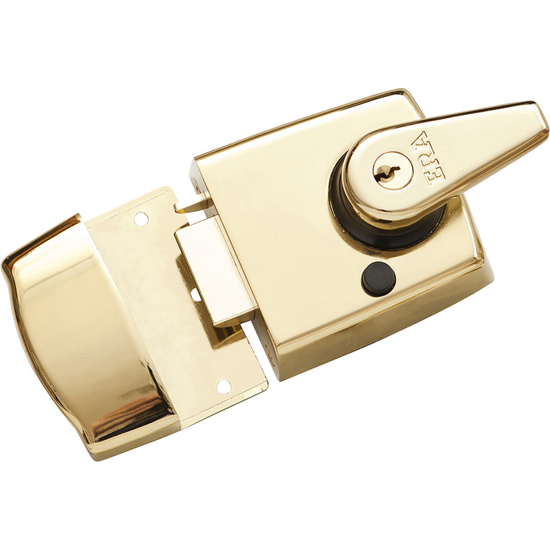ERA Double Locking Nightlatch Brass Effect Standard