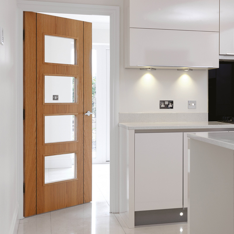 Blenheim Oak Glazed Internal Door Pre-Finished 35 x 1981 x 762mm