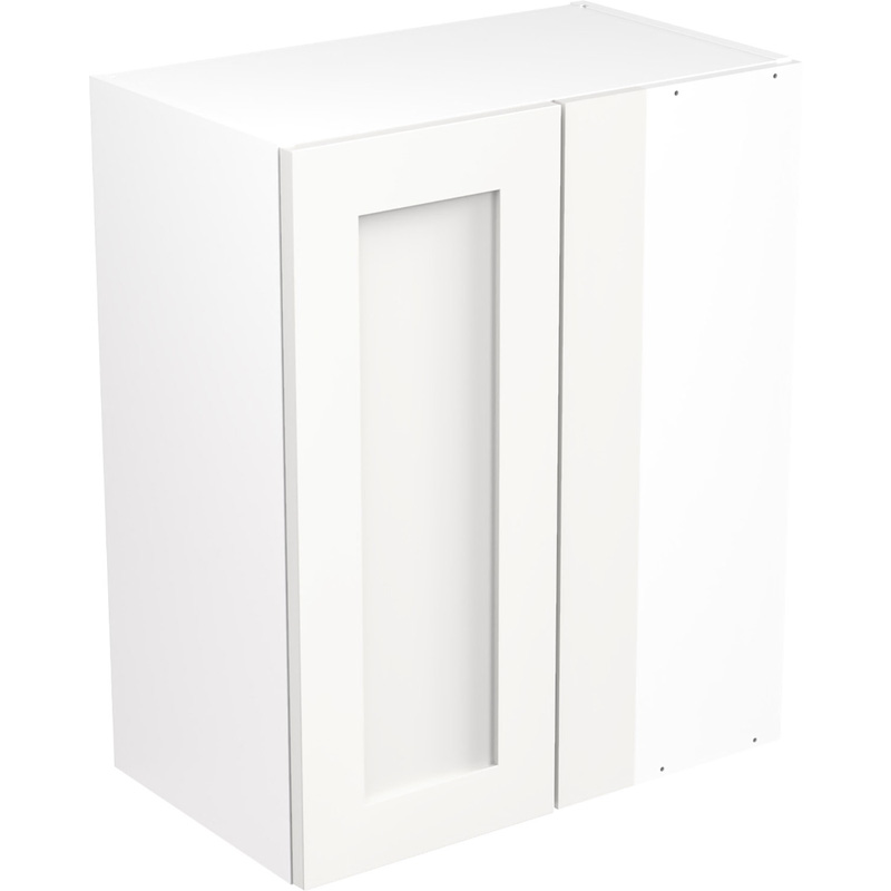 Kitchen Kit Ready Made Shaker Kitchen Cabinet Wall Blind Corner Unit Ultra Matt White 600mm