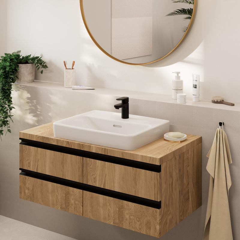 Hansgrohe Vernis Blend Taps Matt Black Basin Mixer