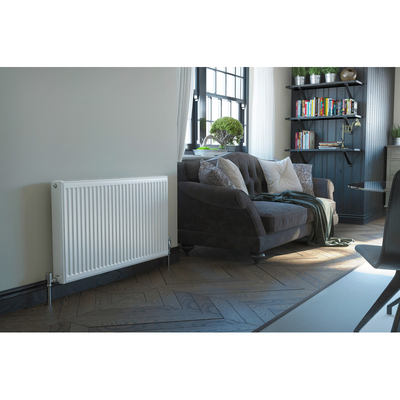 Stelrad Softline Compact Type K2 Steel Panel Radiator 600 x 800mm 4730Btu
