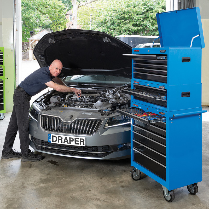 Draper Combination Roller Cabinet and Tool Chest 26" 15 drawer