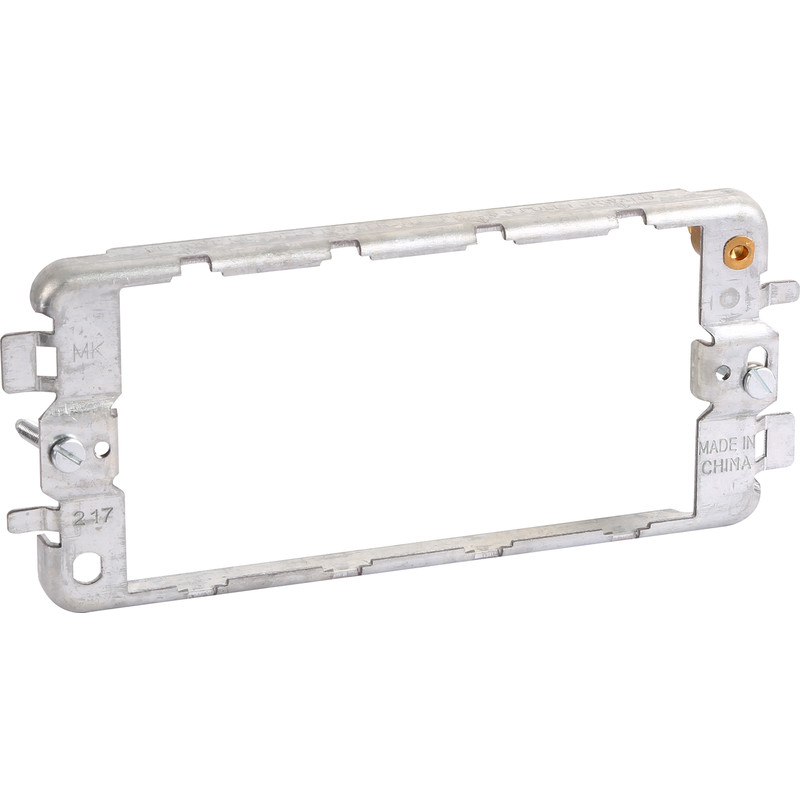 MK Grid Plus Fixing Plate (Yoke) 4 Gang