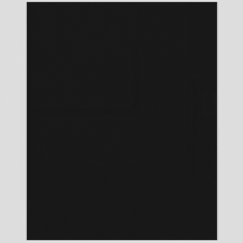 Splashback Matt Black Self-Adhesive Glass Splashback 600 x 750mm