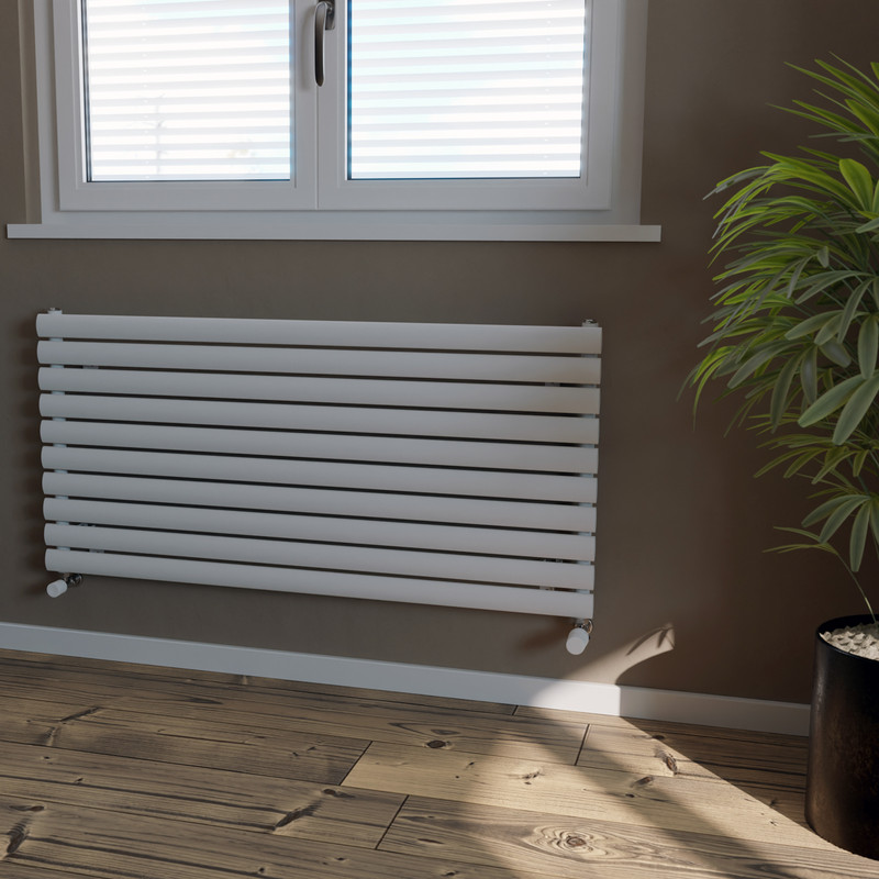 Ximax Bristol Single Horizontal Designer Radiator 584 x 1200mm 2587Btu White