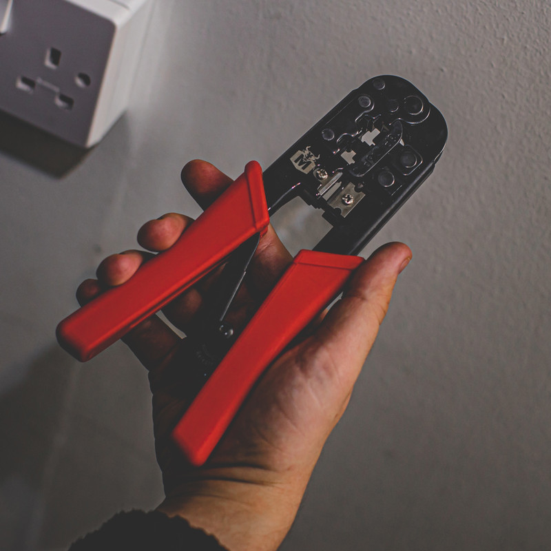 Minotaur Modular Ratcheting Crimping Tool For 8P8C & 6P6C