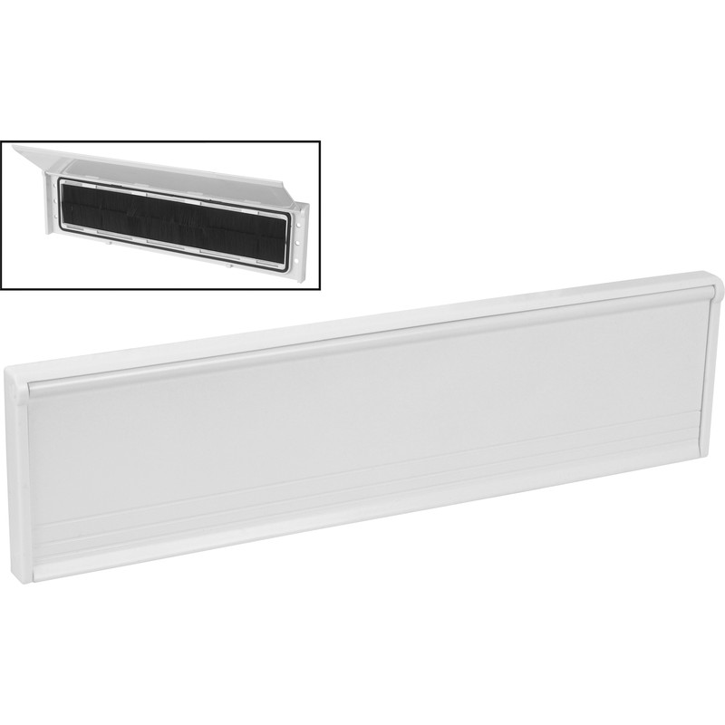 Flushback Letter Plate White