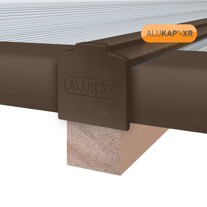 Alukap-XR 60mm Bar 2.0m Alu E/Cap 55mm RG Brown