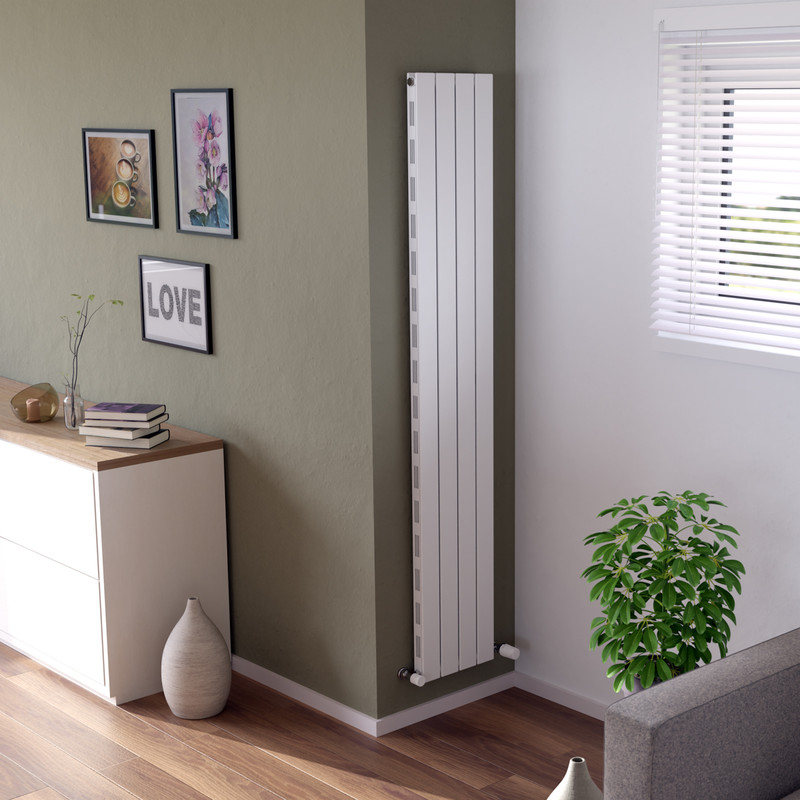 Ximax Oxford Slim Duo Vertical Designer Radiator 1800 x 295mm 2761Btu White