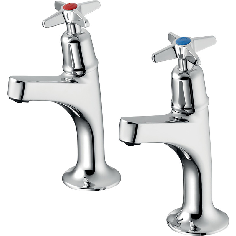 Armitage Shanks Sandringham 21 High Neck Sink Pillar Taps