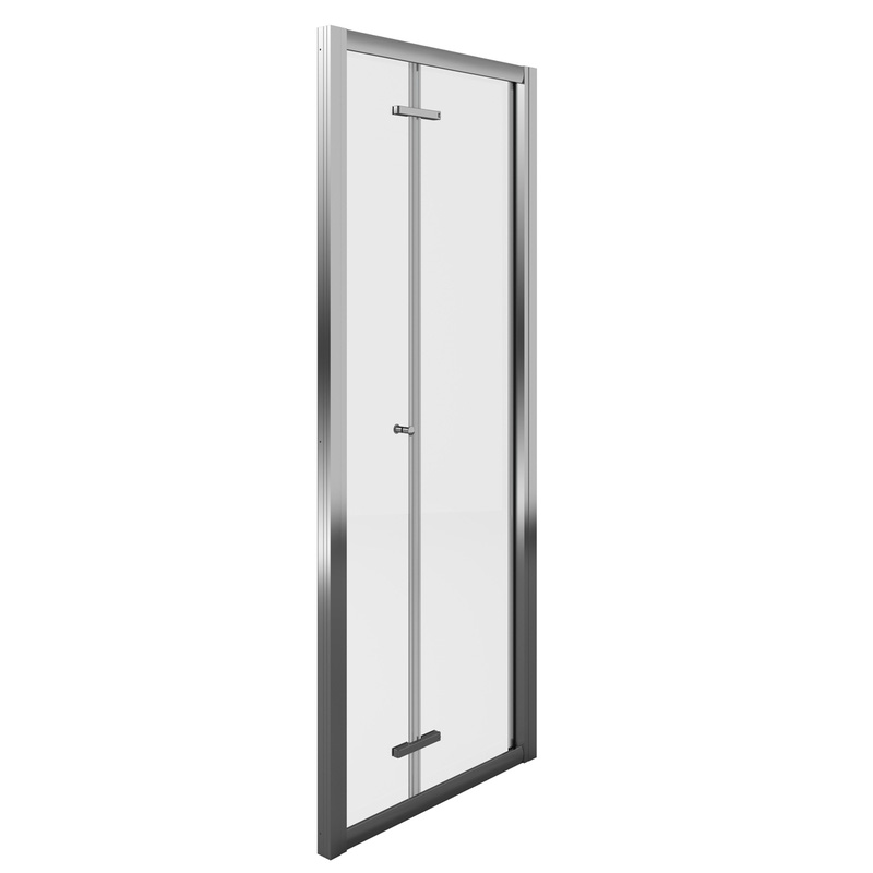Aqualux Framed 6mm Shower Enclosure Bi-Fold Door Only 800mm