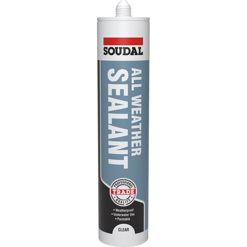 Soudal Trade All Weather Sealant 290ml Clear