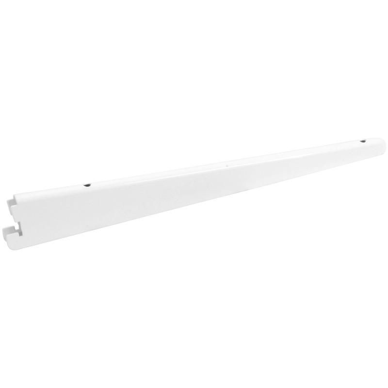 White Twin Slot Shelving Bracket 270mm