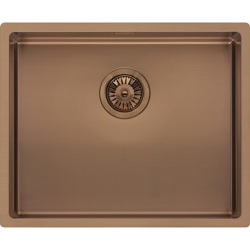 Reginox Miami Stainless Steel Kitchen Sink Single Bowl Copper