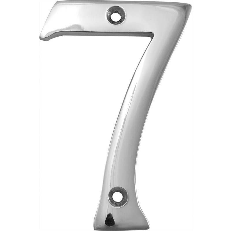 Chrome Numeral 75mm 7