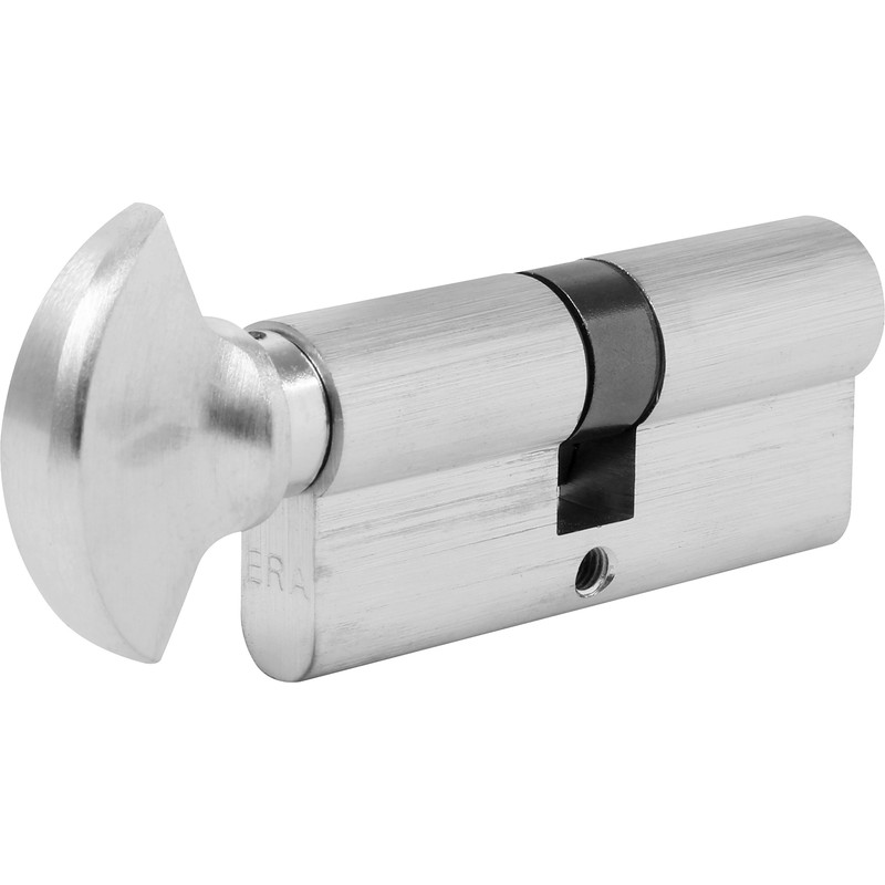 ERA 6 Pin Euro Thumbturn Cylinder 35-35mm Satin Nickel