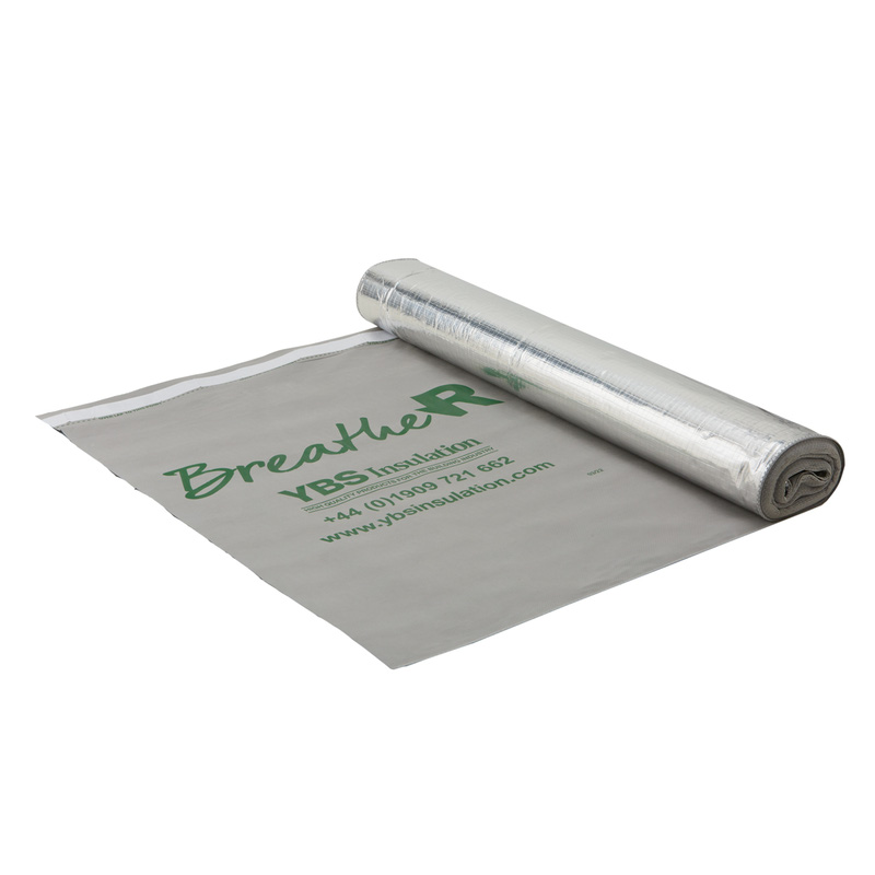 YBS Breathe R 2 in 1 Membrane & Insulation 1.2m x 25m